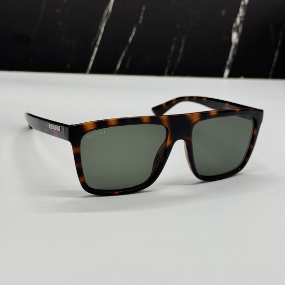 NEW GUCCI SUNGLASSES GG0748S 003 HAVANA EYEWEAR - Picture 4 of 10